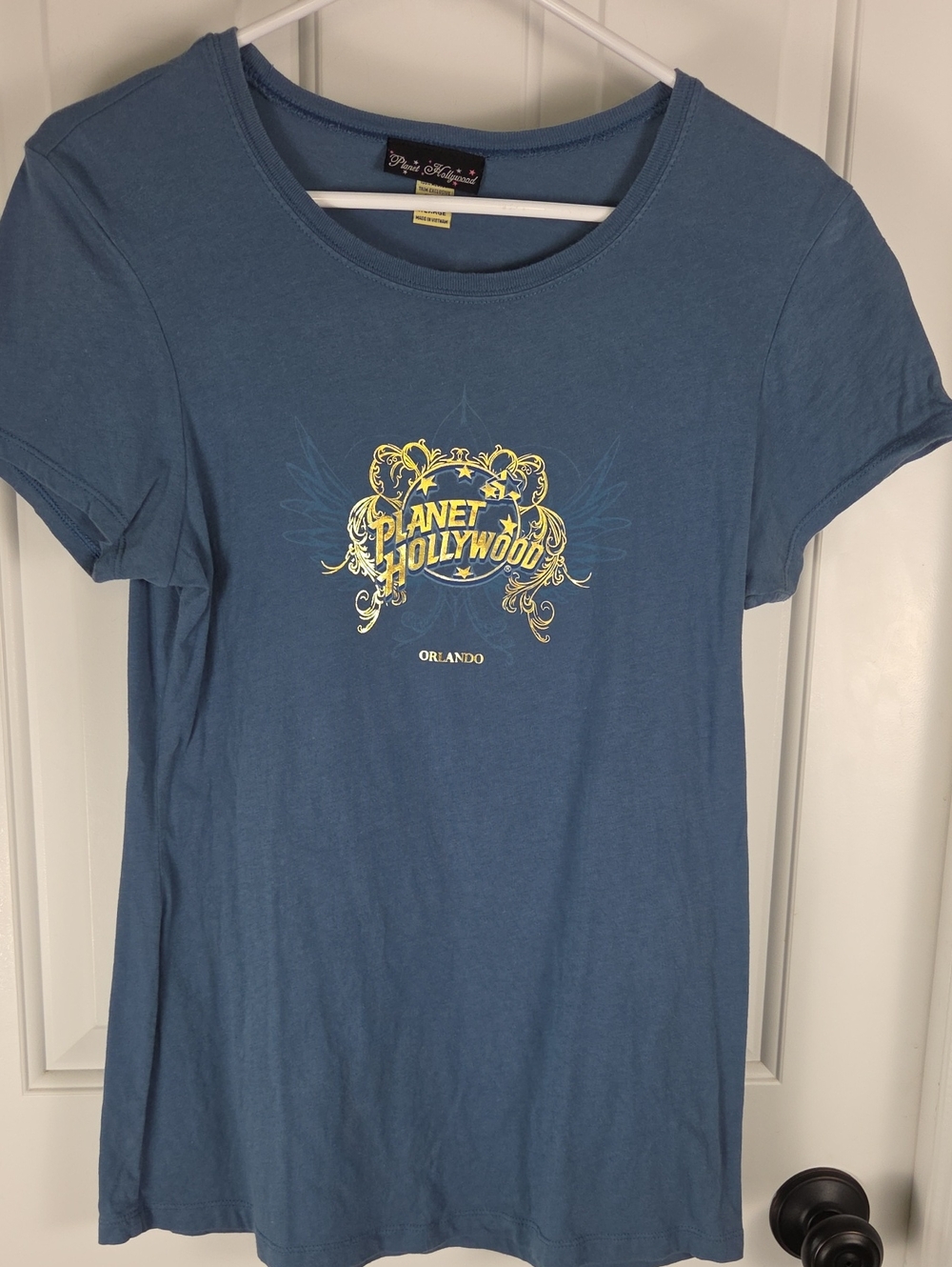 Planet Hollywood Orlando Women's Blue Graphic Tee